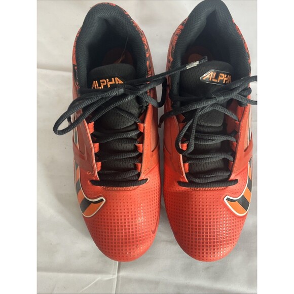 Nike Alpha Menace 4 Pro Picante Red Black Football Cleats | FQ3984-600 Mens Sz 8 - Picture 12 of 14